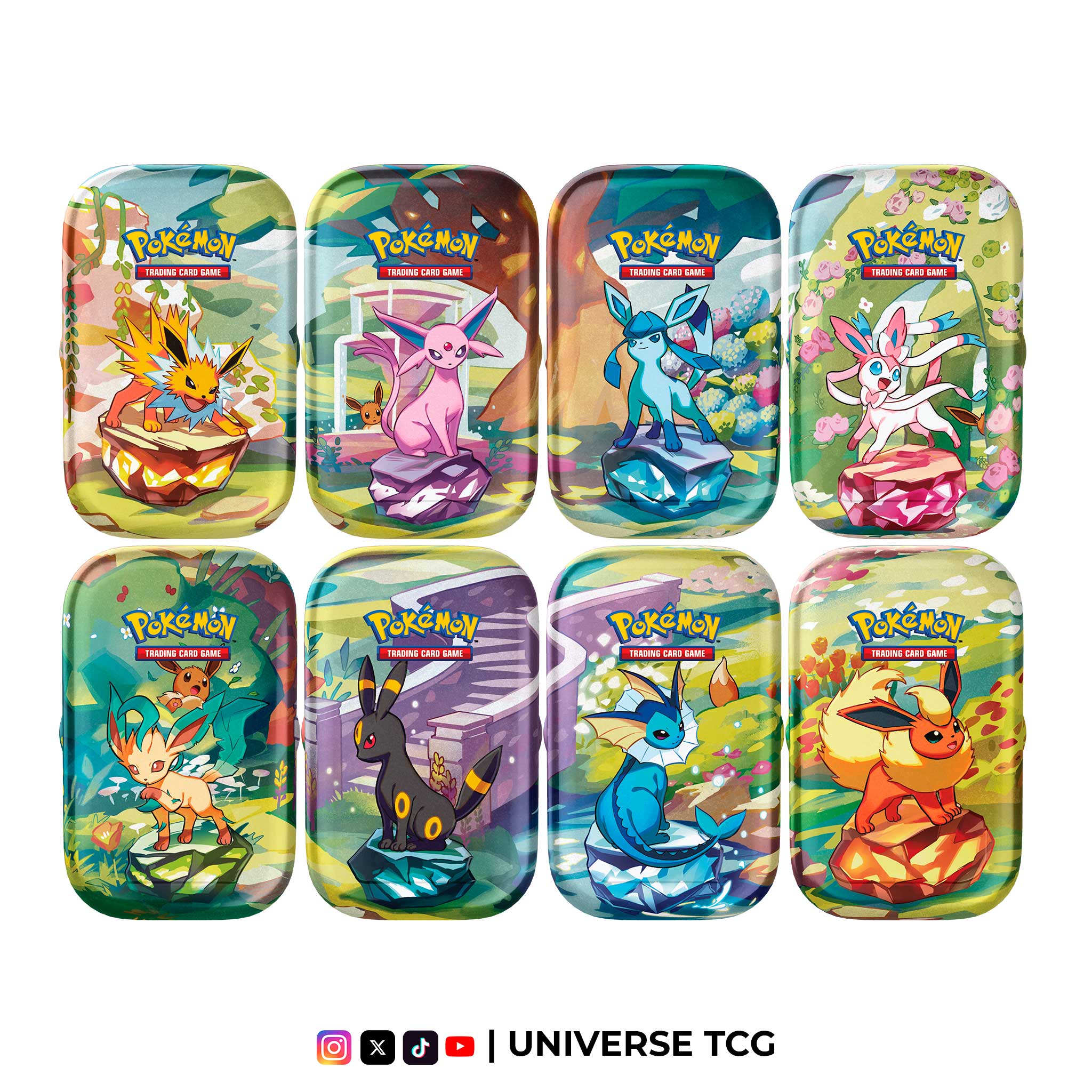 Pokémon Mini Tin Collection (8 units) - Prismatic Evolutions (SV08.5)